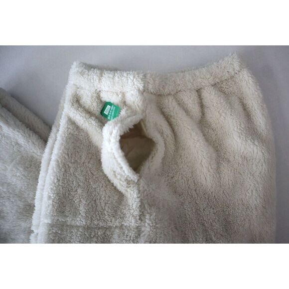 GAPBody 810227-00 Women's Sz XL Ivory Cozy Sherpa Chino Pants - Picture 8 of 13